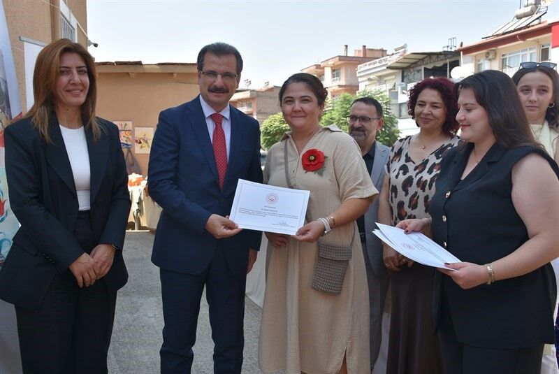 Salihli ADEM’in ilk ürünleri sergilendi