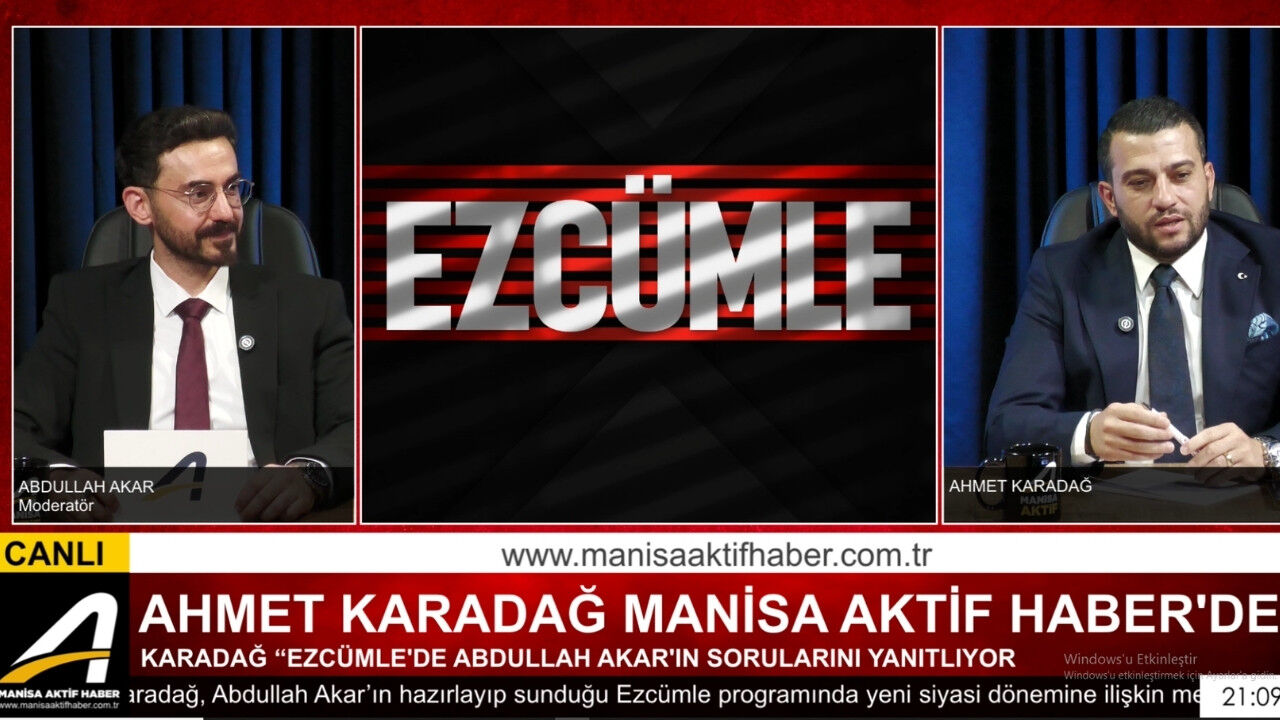 Ahmet Karadağ'dan Dikkat Çeken Açıklamalar Manisa Keşfedilmeyi Bekleyen Bir Cevher .1