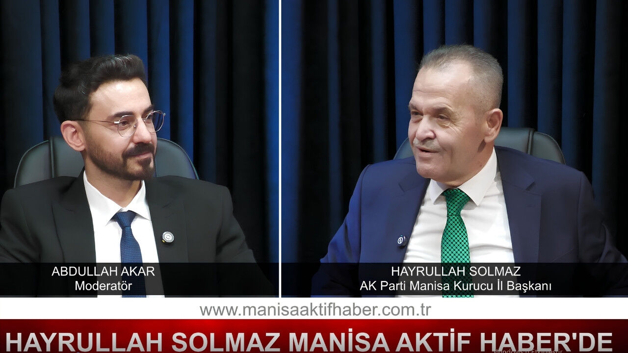Ak Parti Manisa Kurucu İl Başkanı Hayrullah Solmaz'dan Dikkat Çeken Hüseyin Tanrıverdi Açıklaması .1