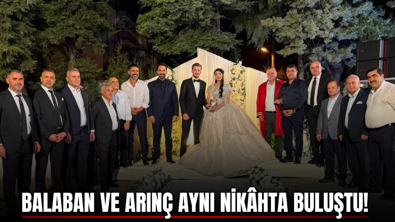 Yunusemre’de siyaset ve mutluluk bir arada! Balaban ve Arınç nikâh masasında