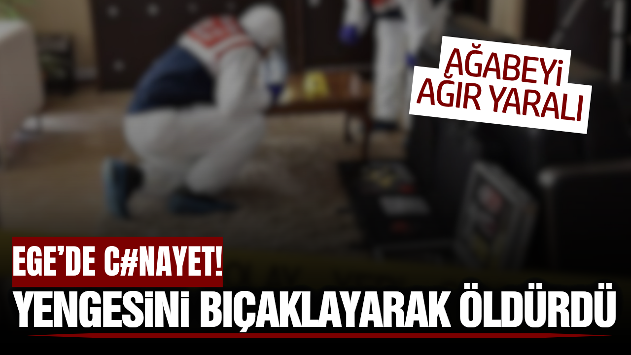 Bıçaklı kavgada kan aktı: Yengesini öldürdü, ağabeyini ağır yaraladı