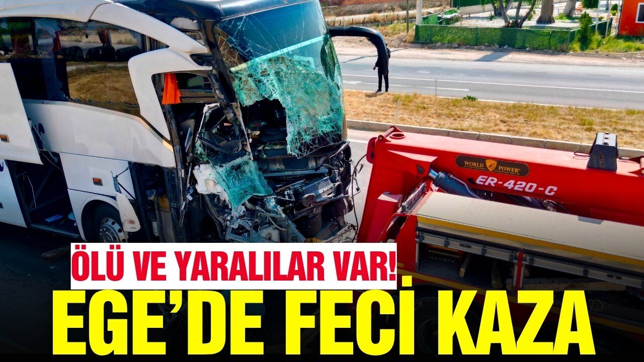Yolcu otobüsü kamyonete çarptı: Ölü ve yaralılar var!