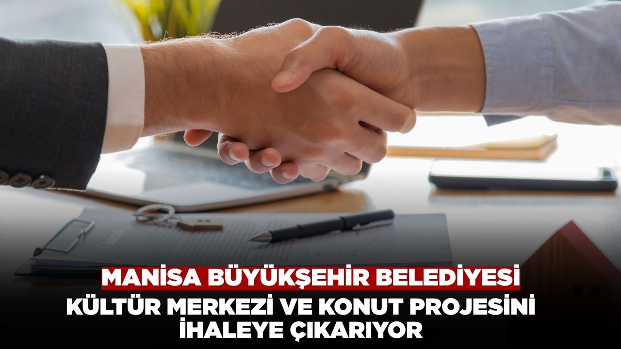 Manisa Büyükşehir Belediyesi, Ferdi Zeyrek Kültür Merkezi İçin İhaleye Çıkıyor