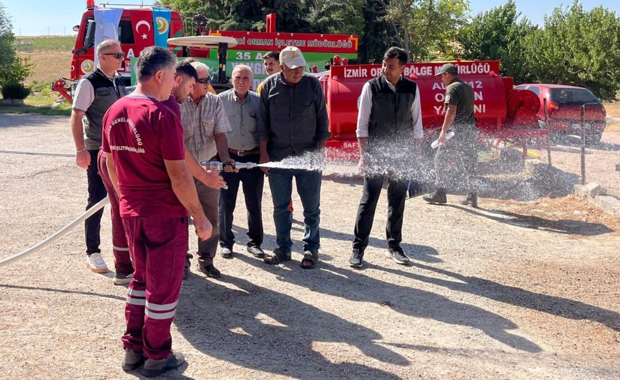 Manisa'da Orman Yangınlarına Karşı Güç Tankerler Teslim Edildi (2)