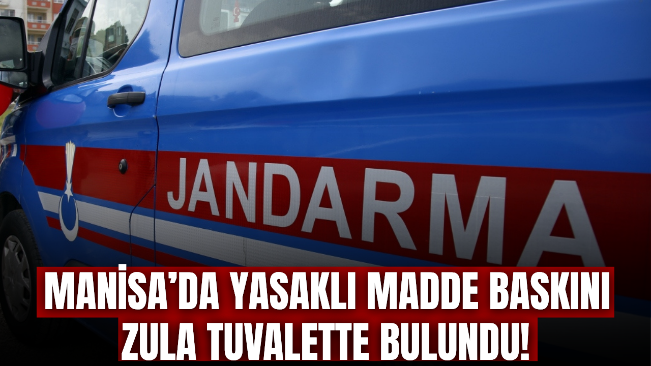 Manisa'da pasaj tuvaletine yasaklı madde zulası: 1 gözaltı!