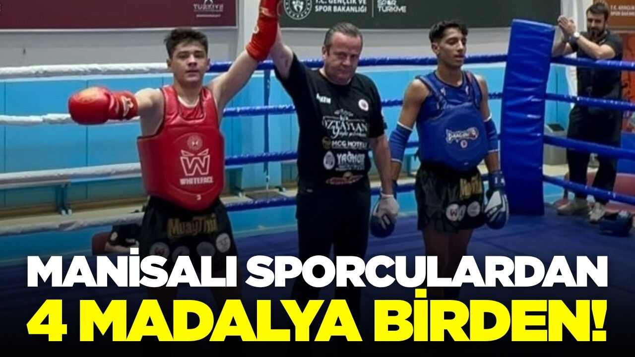 Manisalı rüzgar Afyon’da esti: 4 Madalya birden!