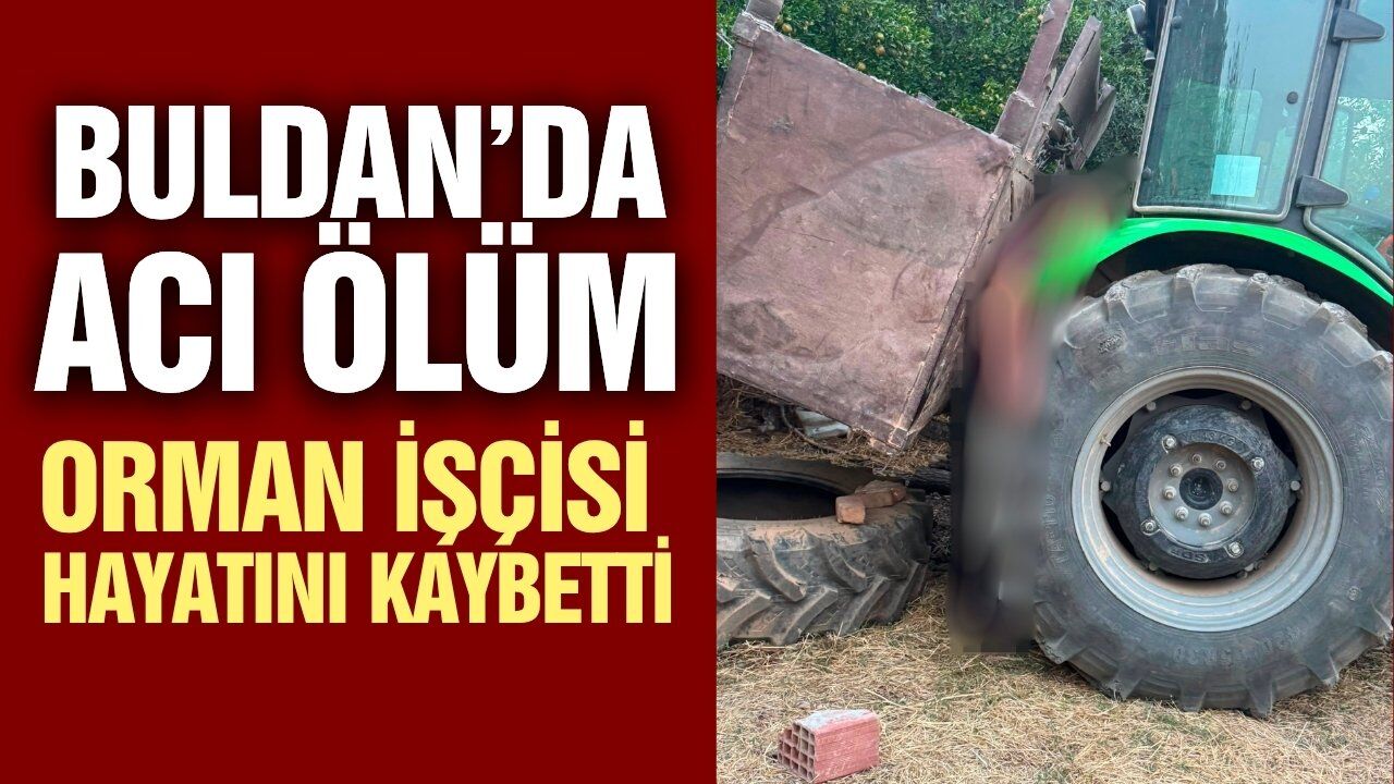 Denizli'de acı ölüm: Traktör ve sepetin arasına sıkıştı