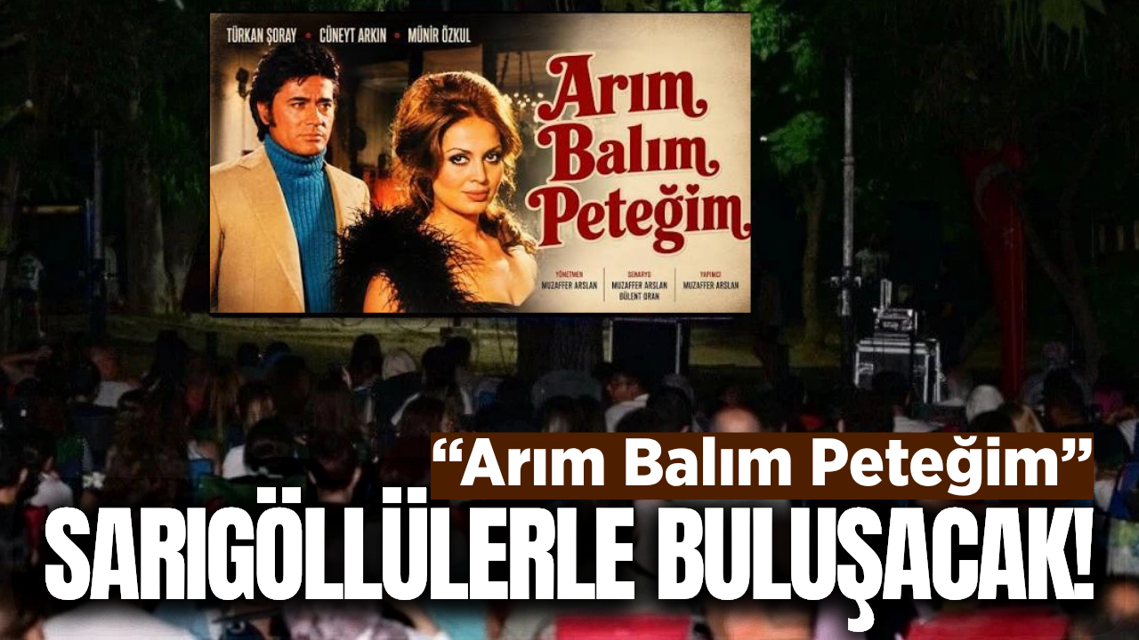 Sarıgöl'de Açık Hava Sinema Keyfi!
