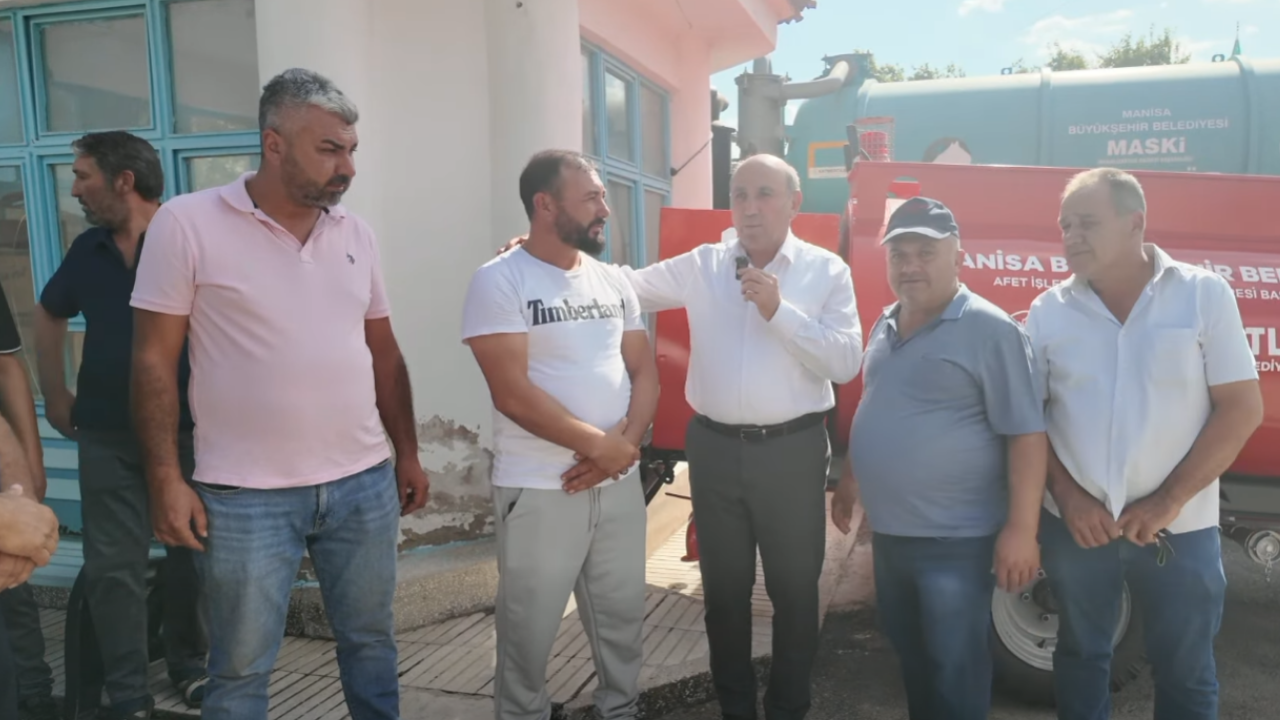 Sarıgöl'de Üç Mahalleye Daha Tanker Desteği (3)