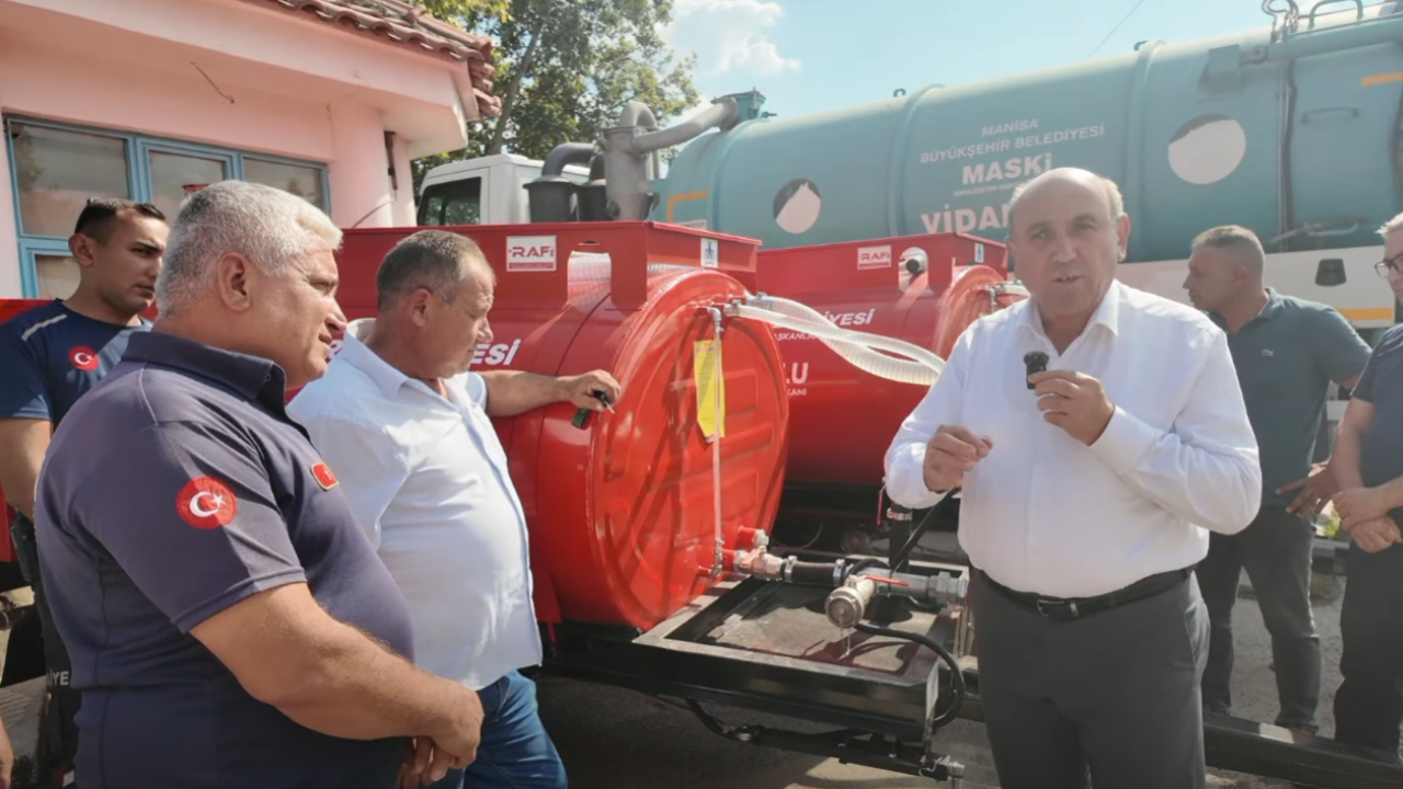 Sarıgöl'de Üç Mahalleye Daha Tanker Desteği (5)