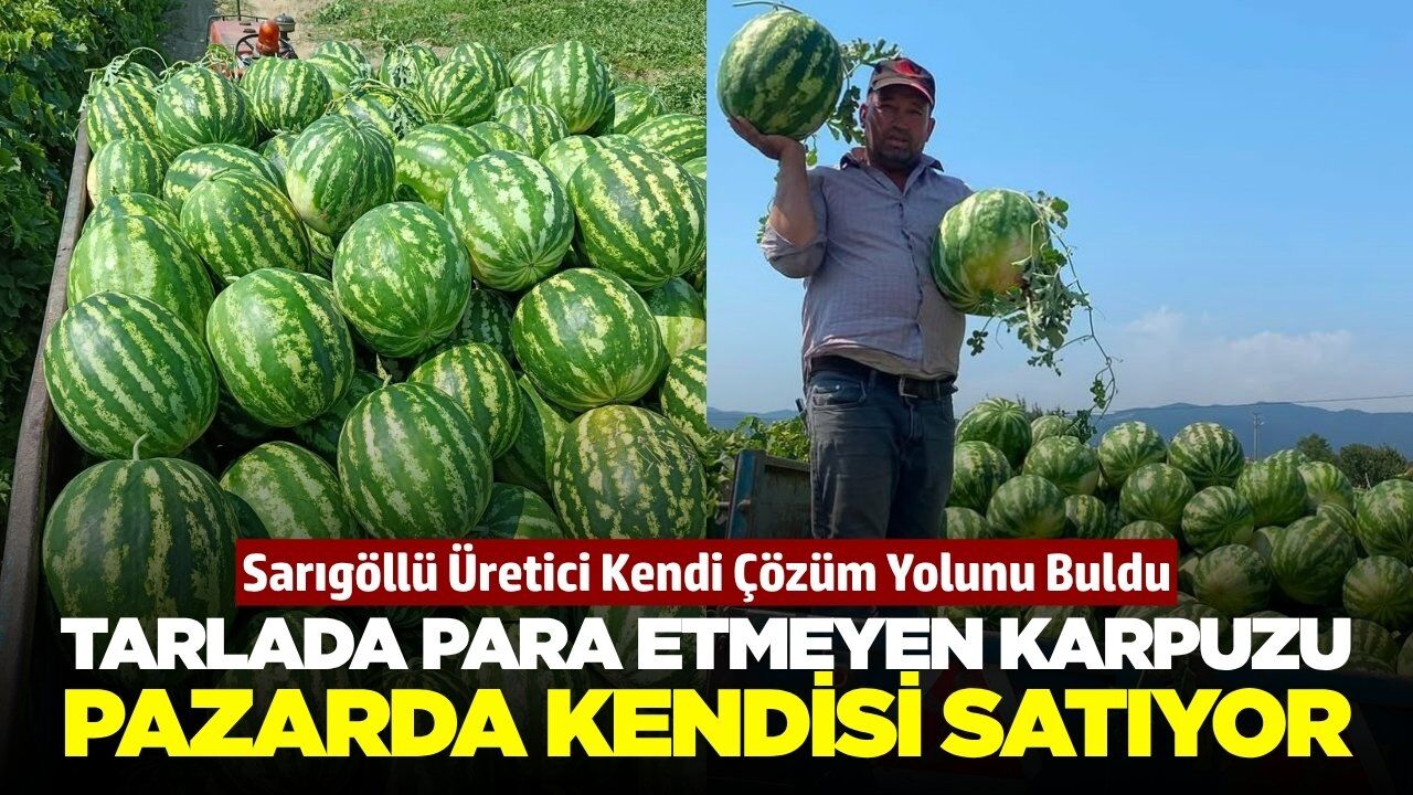 Sarıgöllü üretici pazara indi! Üreticiden tüketiciye aracısız satış