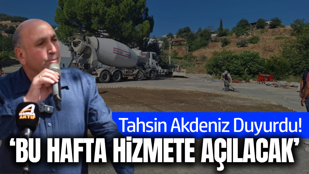 Sarıgöl'de bir proje daha tamamlanıyor!
