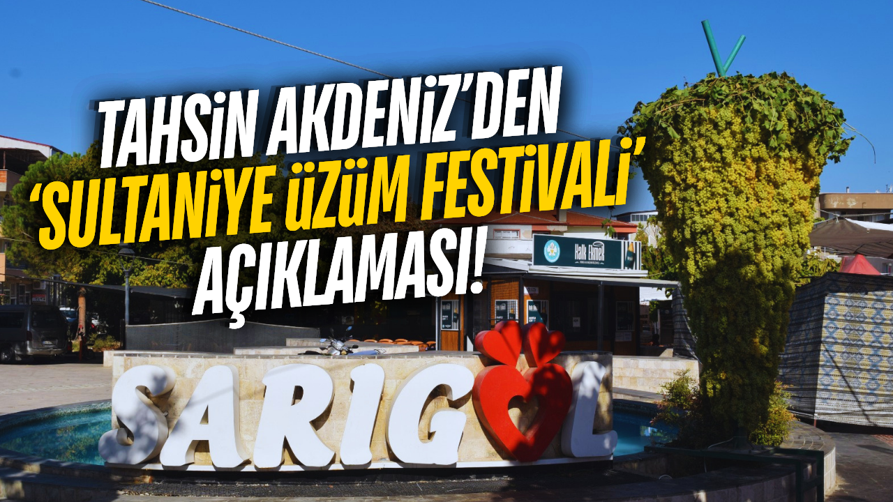 Sarıgöl'de 18. Sultani Üzüm Festivali için geri sayım!