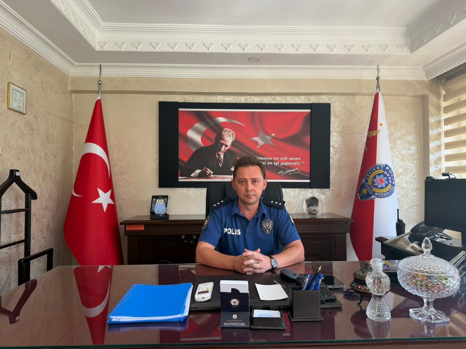 Sarıgöl’ün Yeni Emniyet Müdürü Süleyman Emre Tokay Görevine Başladı-.1.2