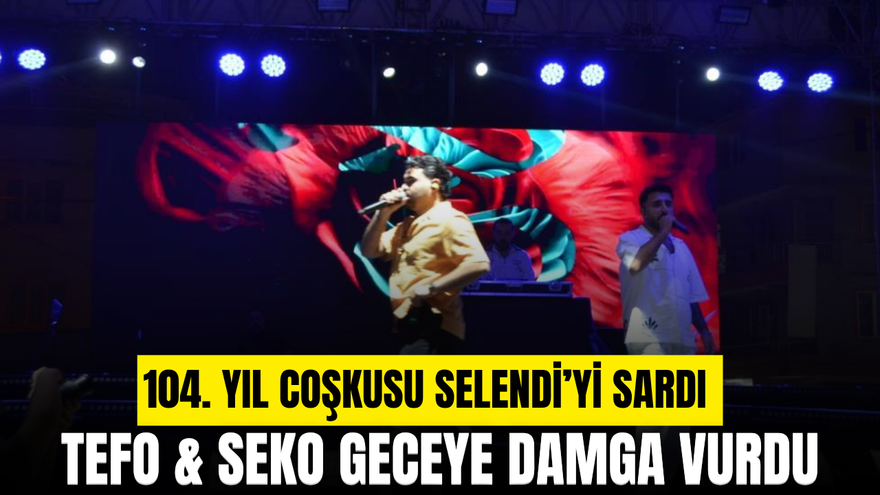 Selendi’de meydan doldu taştı! Tefo & Seko sahnede