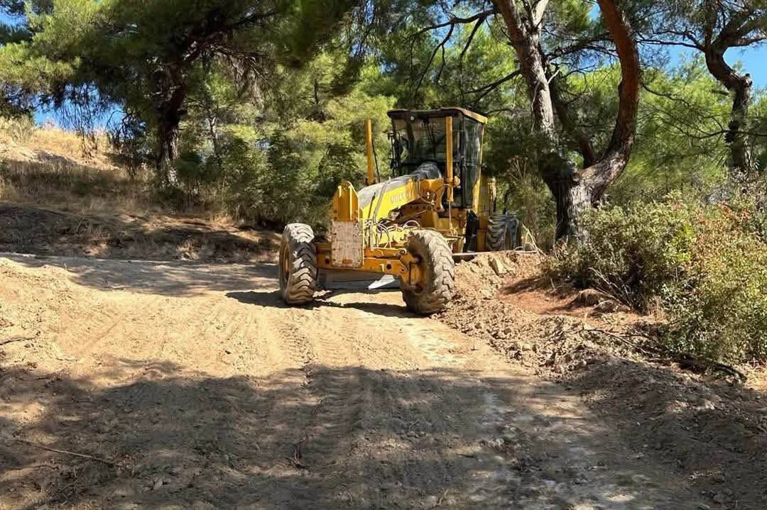 Akhisar'da yol çalışmaları sürüyor!