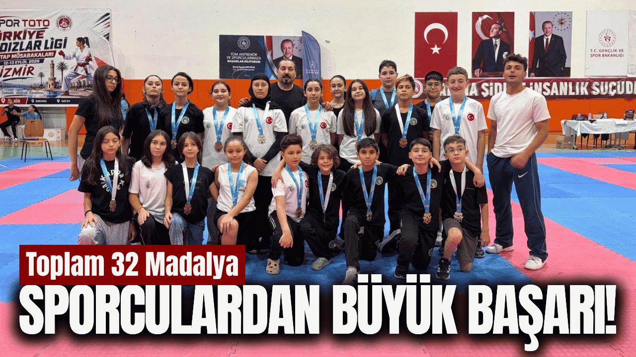 Alaşehirli sporculardan İzmir'de madalya yağmuru!