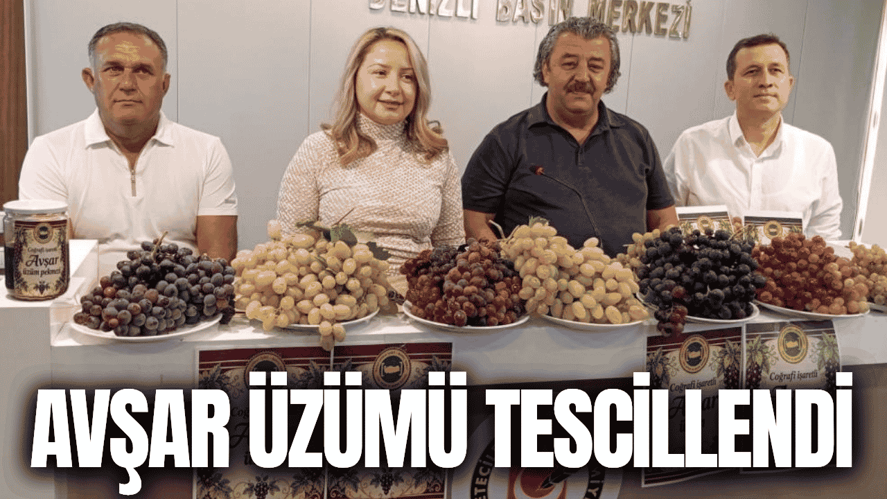Avşar üzümü artık tescilli: Ulusal Festival için geri sayım!