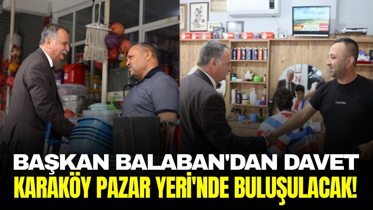 Başkan Semih Balaban'dan esnafa Ahilik daveti