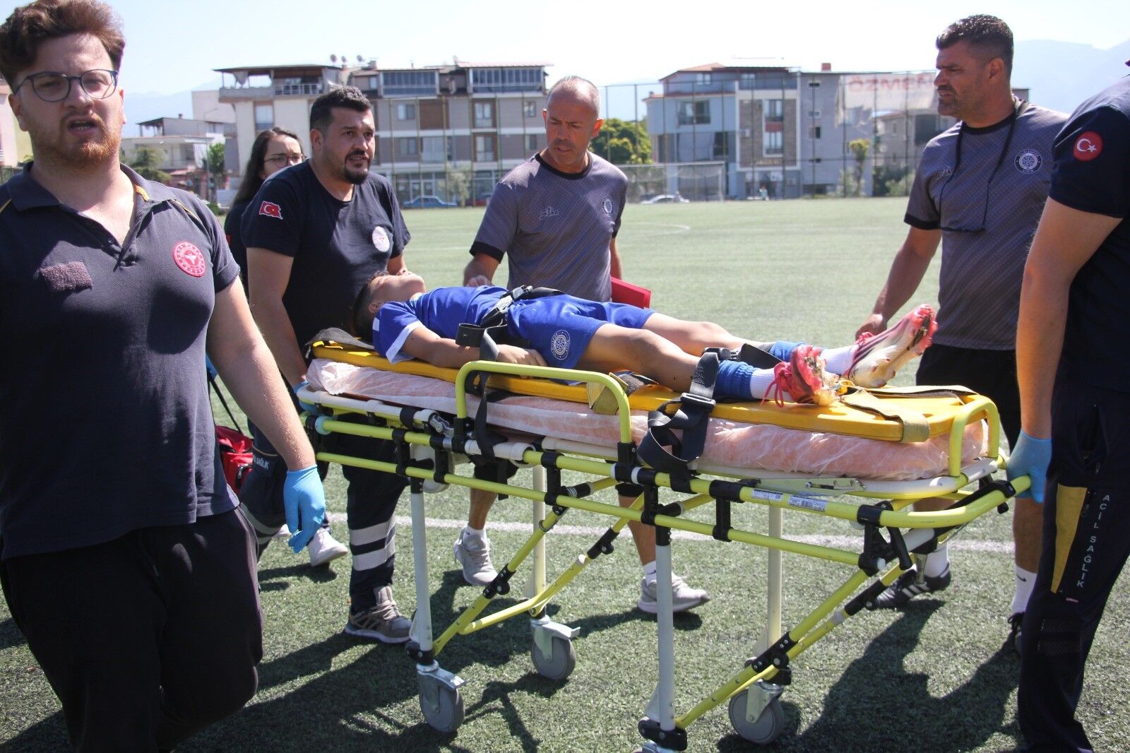 Denizli'de Korku Dolu Anlar Genç Sporcunun Hayatını Kurtardı (2)