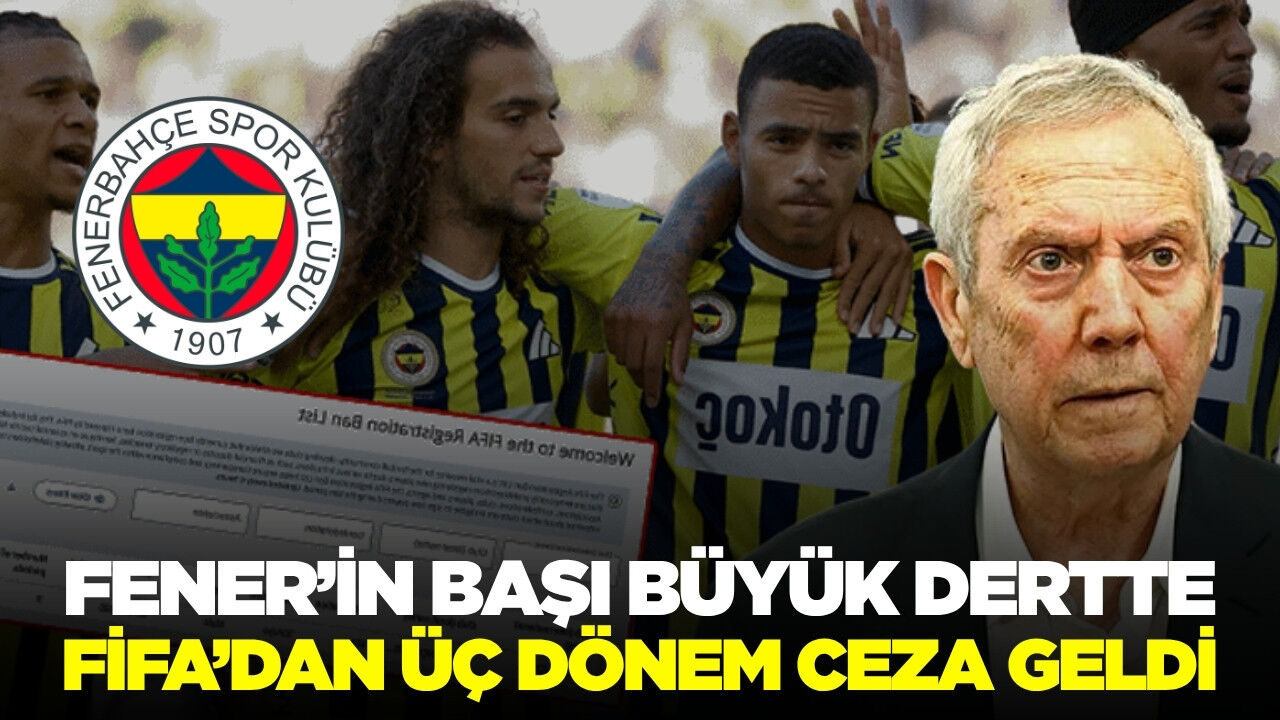 Fenerbahçe şokta! FİFA'dan 3 dönem transfer yasağı geldi