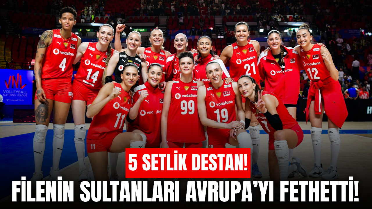 A Milli Kadın Voleybol Takımı Avrupa şampiyonu oldu!