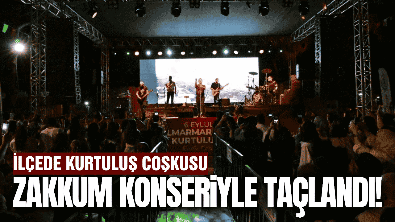 Gölmarmara'da Zakkum rüzgarı esti!