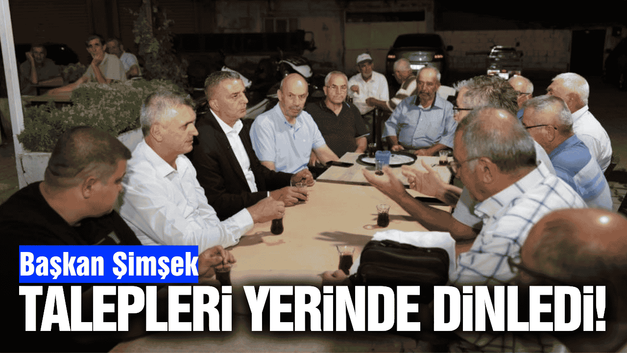Hakan Şimşek, vatandaşların talep ve sorunlarını yerinde dinledi!