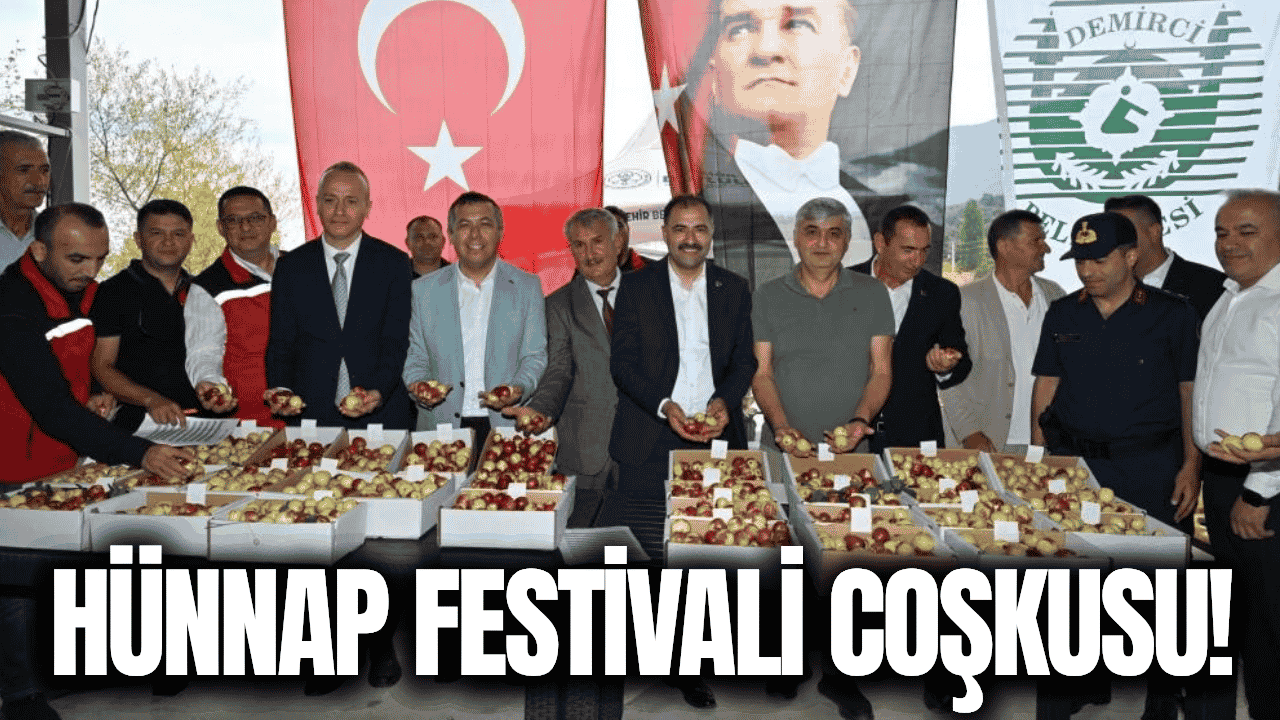 İlçede ilk hünnap festivali büyük ilgi gördü!