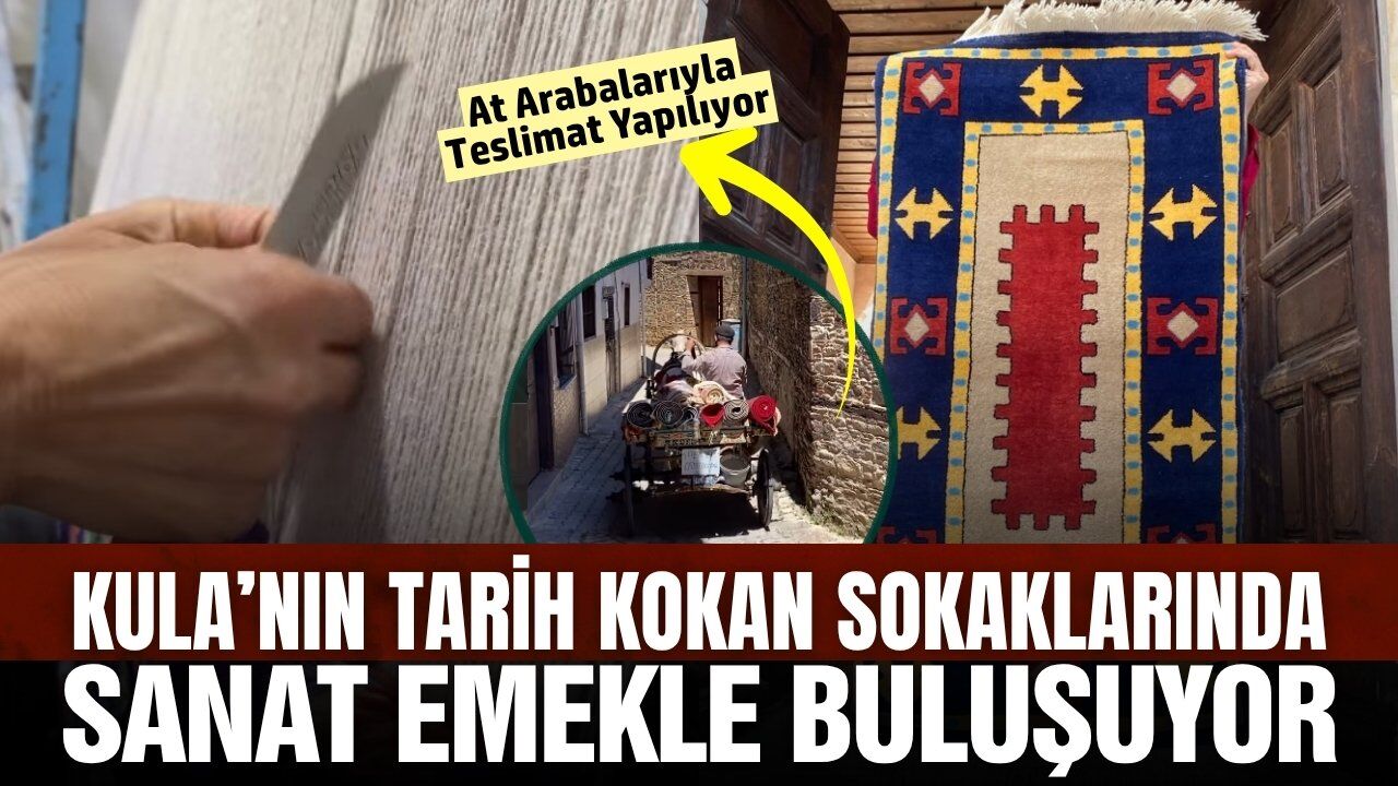 Kula’da Zamana Yolculuk: Halılar Dokunuyor, At Arabalarıyla Teslim Ediliyor