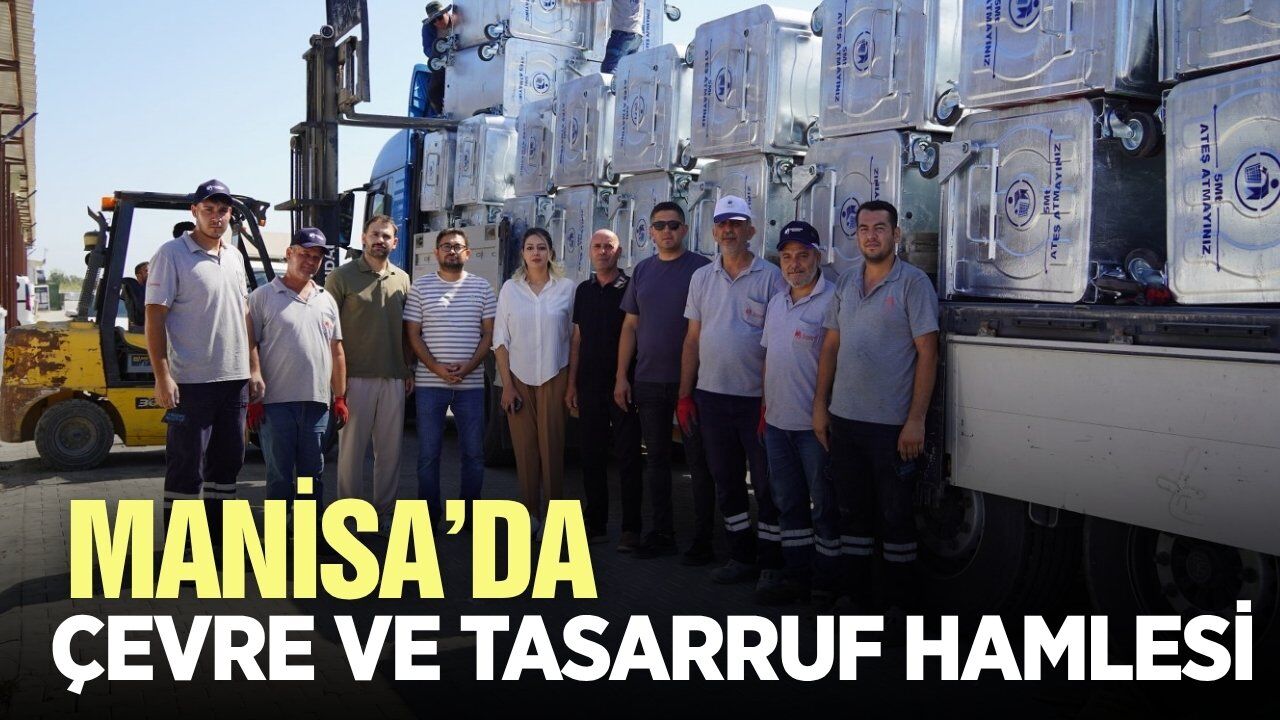 Manisa'da çöp konteynerlerinde büyük dönüşüm
