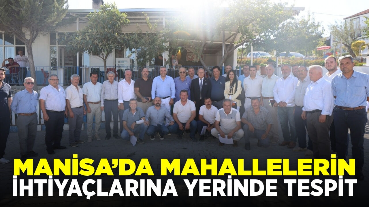 Yunusemre ve Büyükşehir’den ortak saha çalışması!