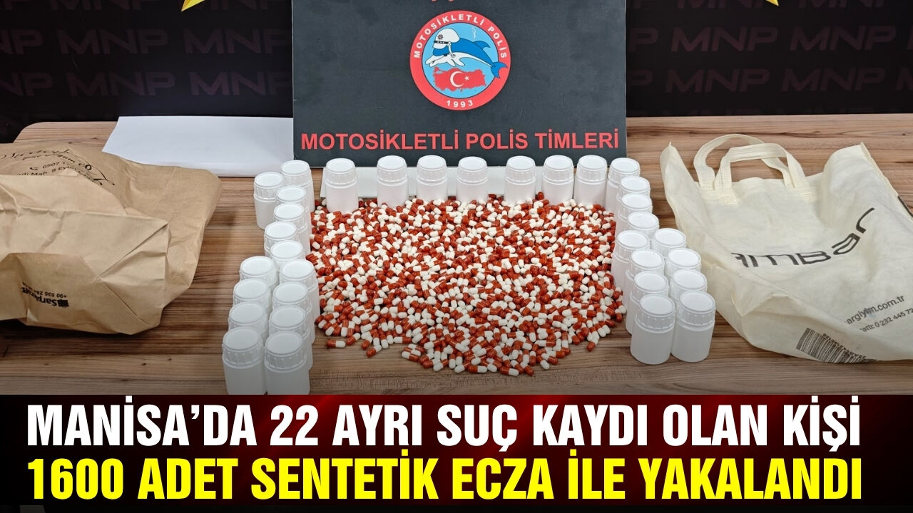 Manisa'da şüpheli şahsın üzerinden uyuşturucu çıktı: Suç kaydı ise pes dedirtti