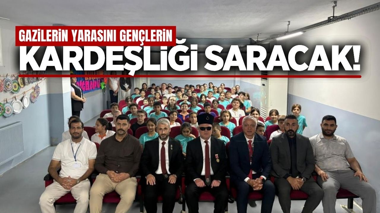 Manisa'da gaziler öğrencilerle buluştu!