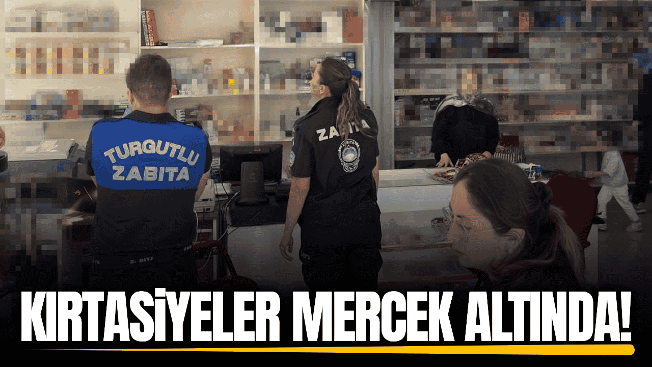Manisa'da kırtasiyelere denetim!