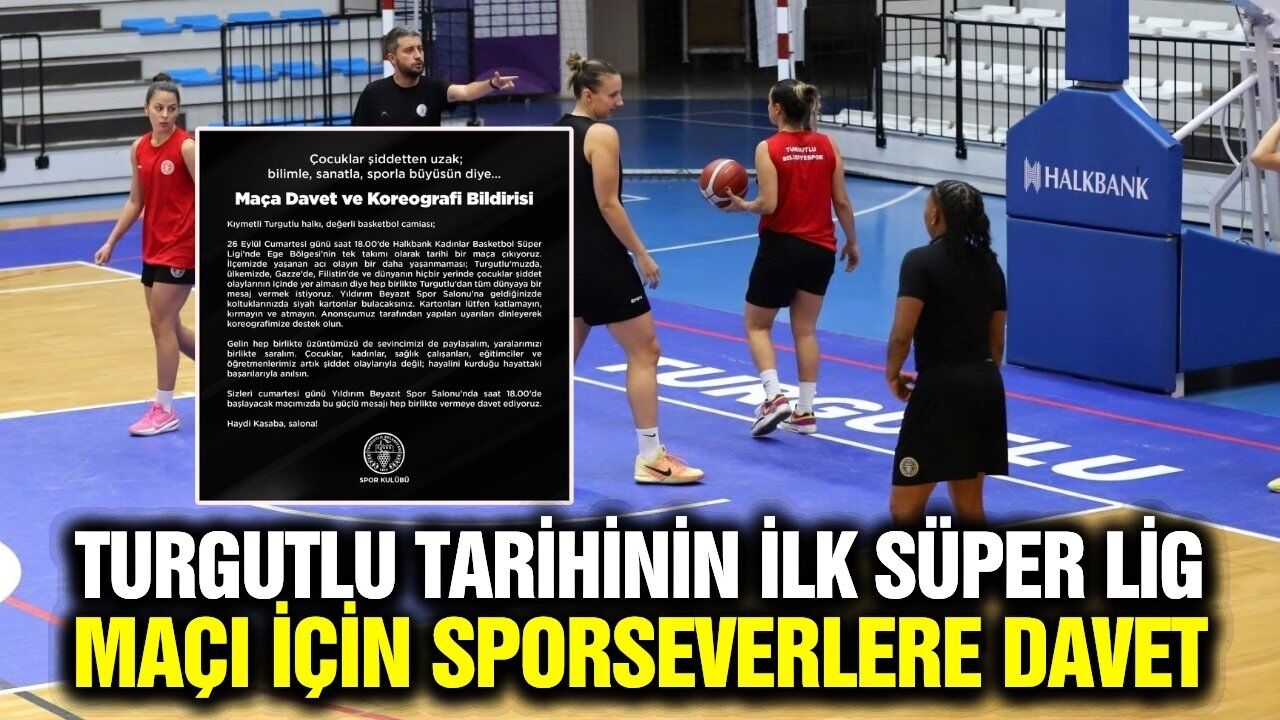 Manisa'da maça davet! Tribünlerde anlamlı koreografi