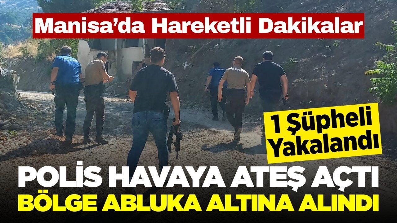 Manisa'da silahlı saldırı şüphelisi için operasyon