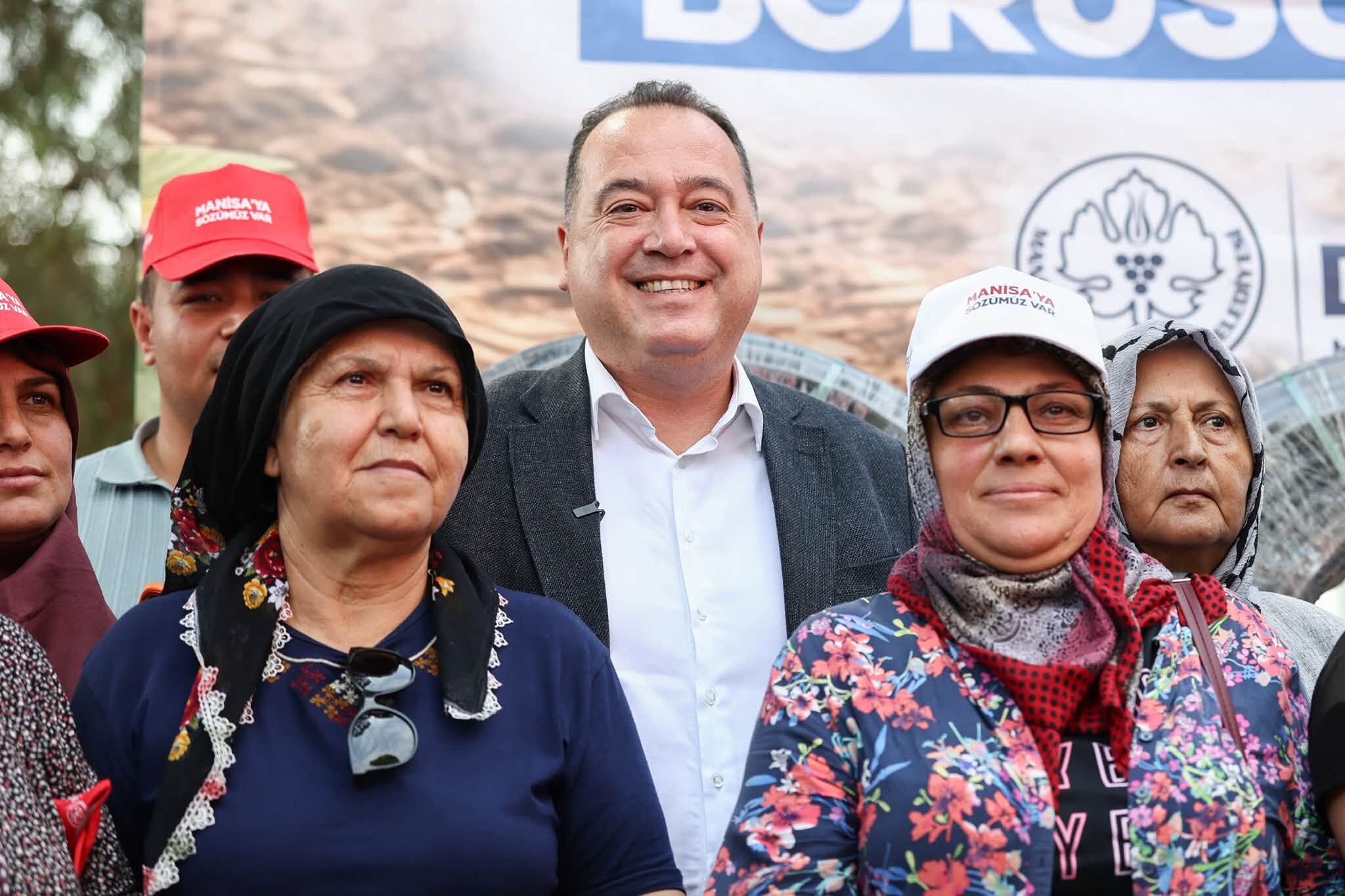 Manisalı Üreticiye Damlama Sulama Borusu Desteği! (5)