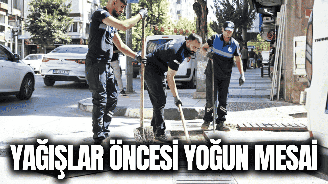 MASKİ ekiplerinden yağışlar öncesi yoğun mesai