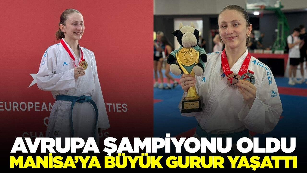 Nurbade Büber’den Manisa’ya Avrupa Şampiyonluğu