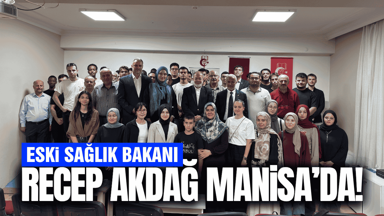 Recep Akdağ, Manisa’da öğrencilerle buluştu