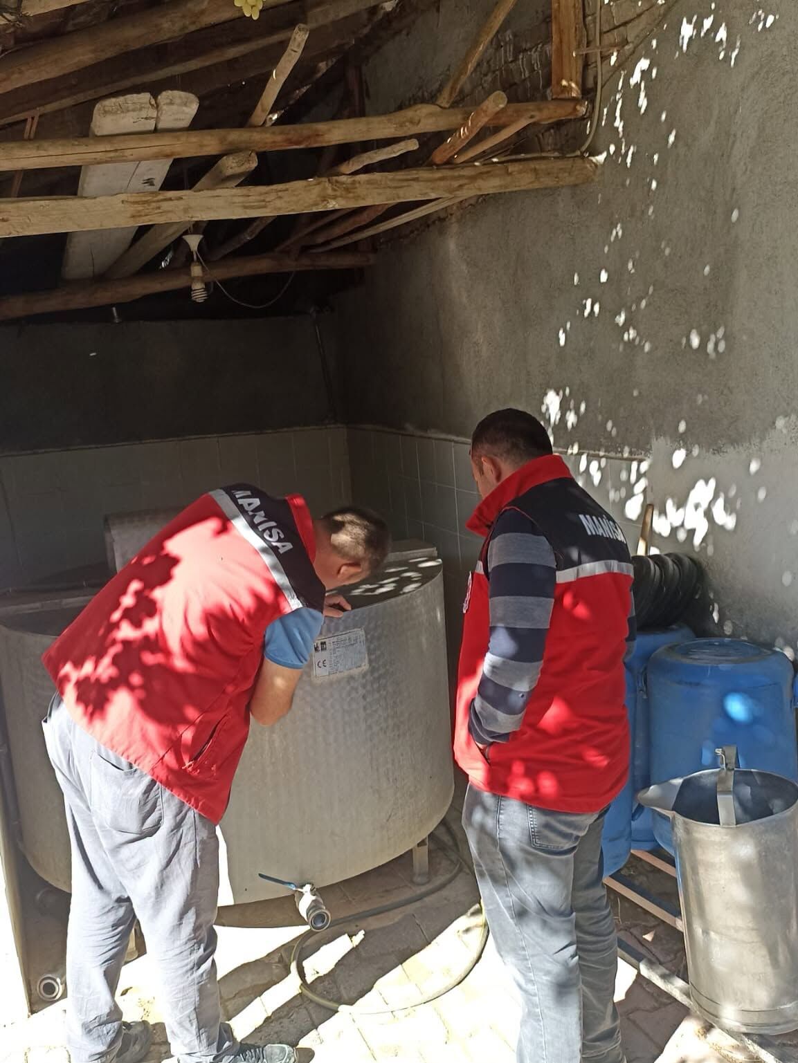 Manisa'da süt soğutma tankları mercek altında-.1