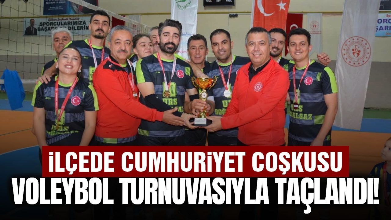 Demirci’de Cumhuriyet coşkusu voleybol turnuvasıyla taçlandı