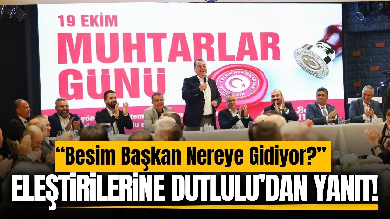 Besim Dutlulu’dan kendisine yönelik eleştirilere yanıt!