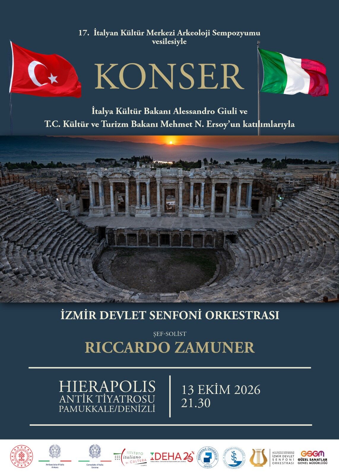 Denizli'de Sanat Rüzgarı 17. İtalyan Kültür Merkezi Arkeoloji Sempozyumu Düzenleniyor (3)