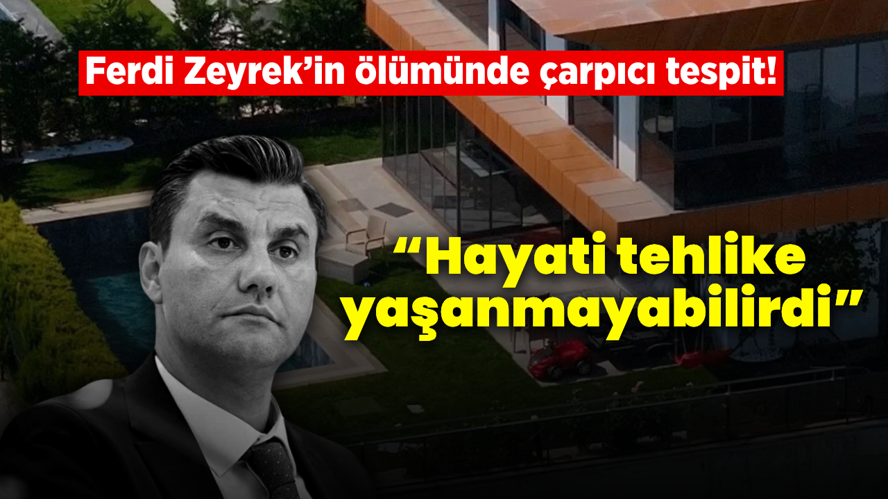 Ferdi Zeyrek’in ölümünde kritik rapor: Kusuru yok, 4 kişi asli kusurlu