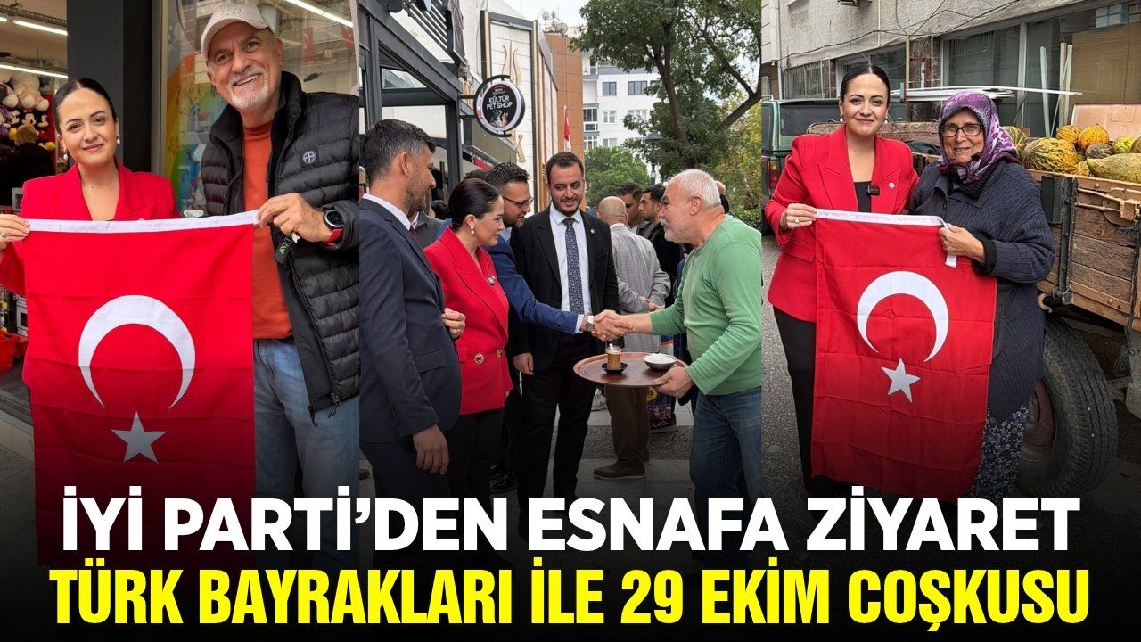 Gözde Aytaç, esnafın Cumhuriyet Bayramını kutladı