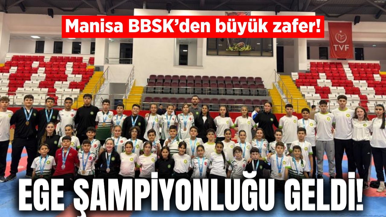 Manisa BBSK’dan tarihi başarı! 63 madalyayla Ege şampiyonu oldu