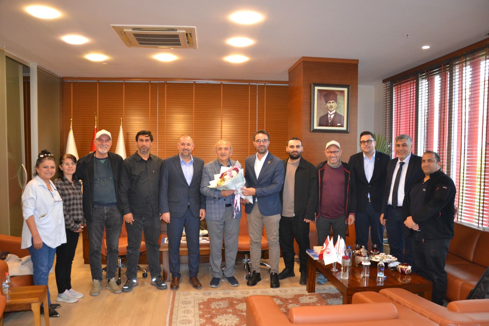 Manisa Gazeteciler Cemiyeti’nden Mehmet Yılmaz’a Tebrik Ziyareti (2)