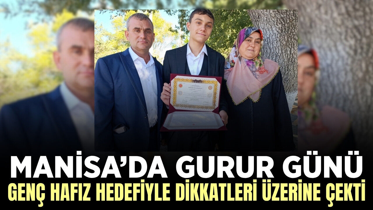 Manisa'da 14 yaşındaki çocuktan dikkat çeken hedef